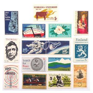 1967 United States Commemorative Stamp Year Set